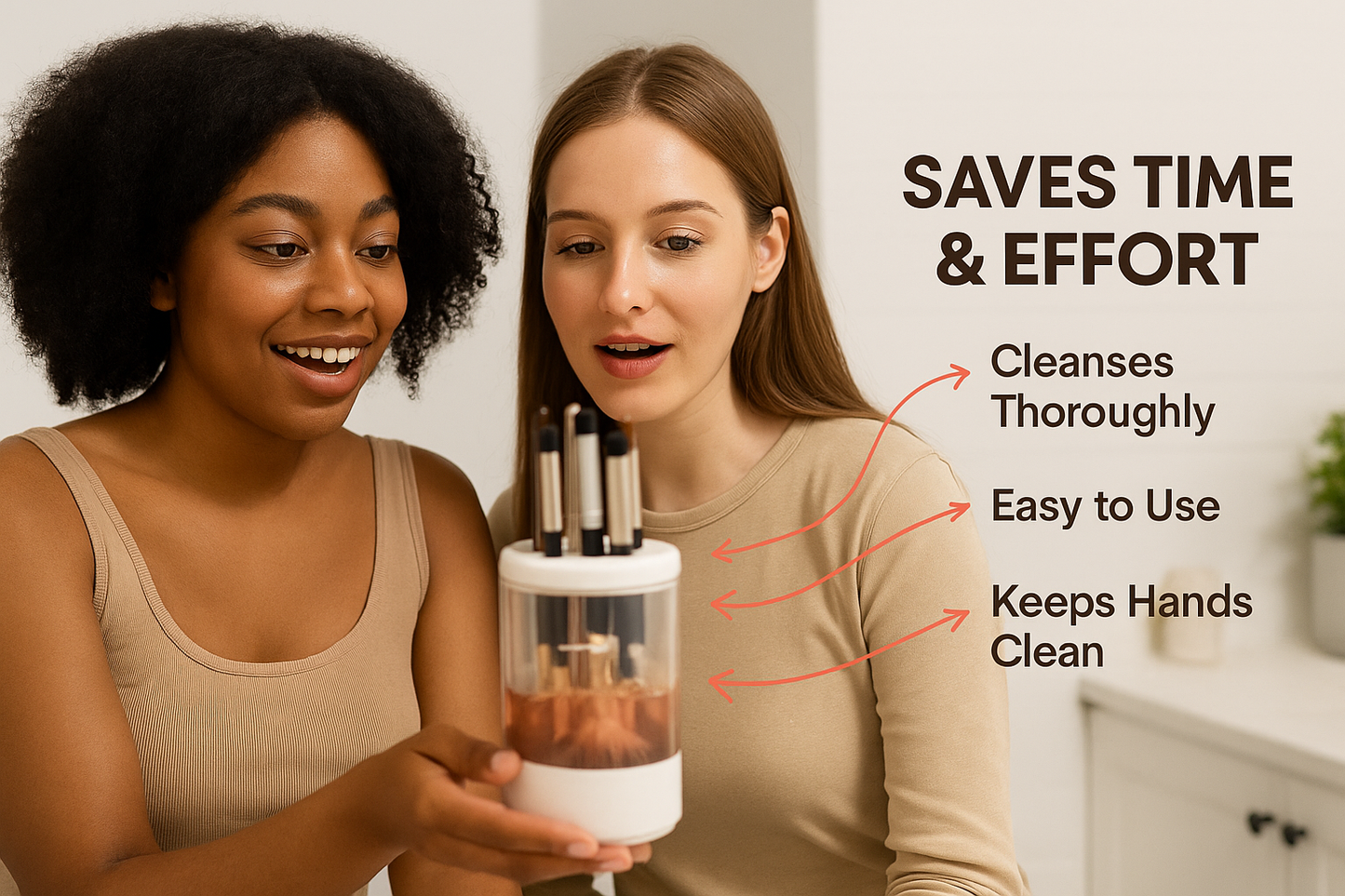 VG™️ Electric Makeup Brush Cleaner (+ Free Brush Cleanser)